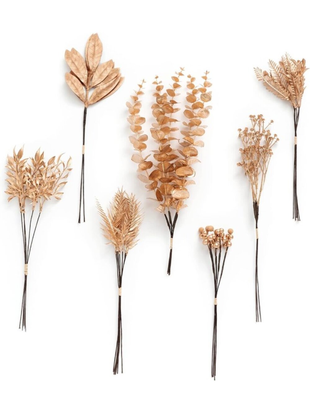 33pcs Faux Greenery Stems - Elegant Artificial Plants for Home Decor & Events